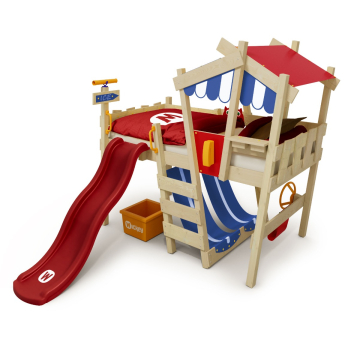 Loft bed with slide Wickey CrAzY Hutty  630561_k