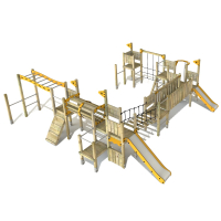 Climbing frame for kids' playground Wickey PRO MAGIC Marathon  100364